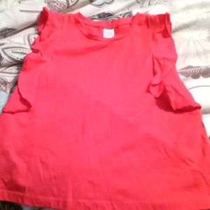 Shirt sleeve, flutter sleeve girls shirt